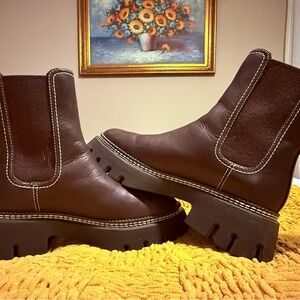 Always-In-Style Chelsea Platform Heel Boots.